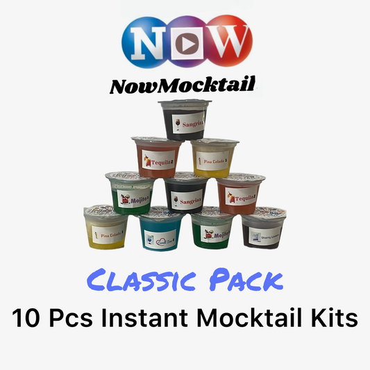 Classic Pack: 10 Instant Mocktail Kits ($1.99 Per Serving)