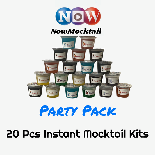 Party Pack: 20 Instant Mocktail Kits ($1.50 Per Serving)